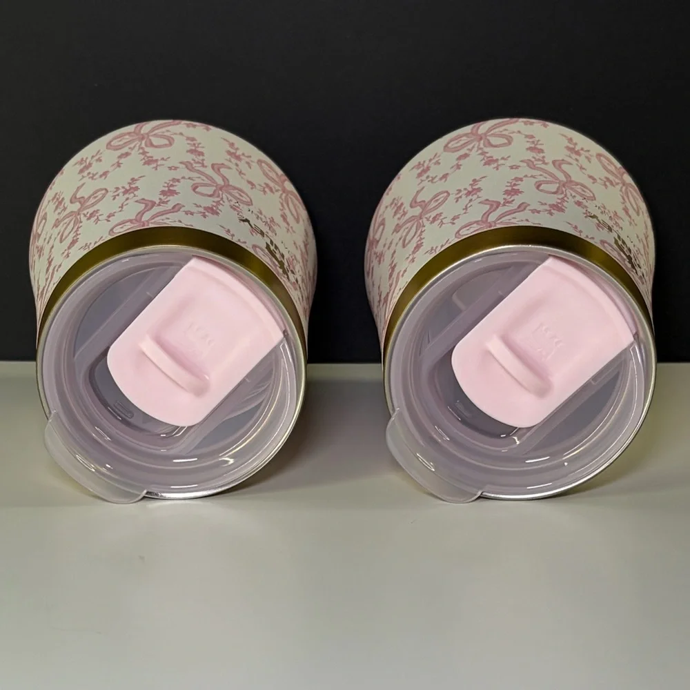 Stanley x LoveShackFancy Coquette Bow Chantilly Reserve Wine Tumbler Set of Two - Picture 6 of 9